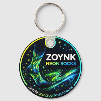 Zoynk Neon Socks Keychain