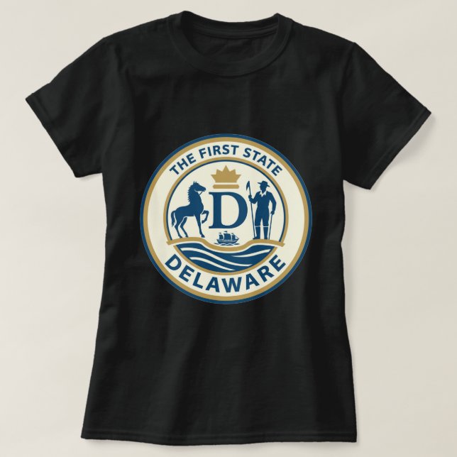 ZOYNK T-Shirt Graphics Delaware 0045225 (Design Front)