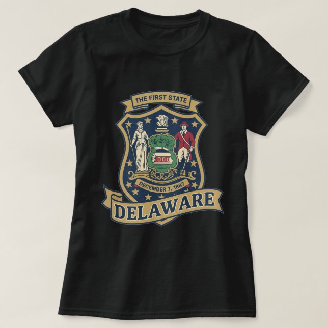 ZOYNK T-Shirt Graphics Delaware 0045229 (Design Front)