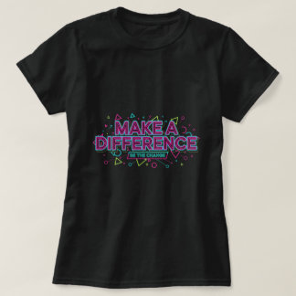 ZOYNK T-Shirt Graphics Make A Difference 0045424