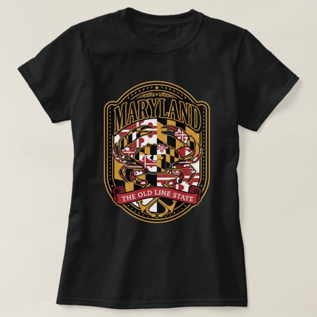 ZOYNK T-Shirt Graphics Maryland 0045232 (Design Front)