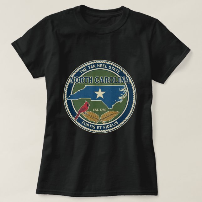 ZOYNK T-Shirt Graphics North Carolina 0045180 (Design Front)