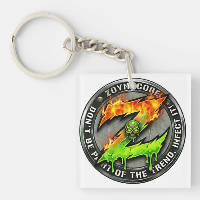 ZOYNKLAB Experiment 0047358 Zoynkcore Keychain (Front)