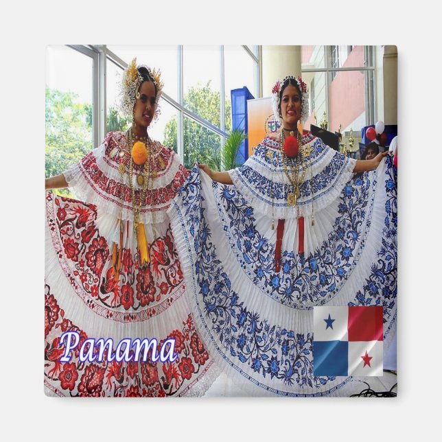 zPA011 PANAMA, Panamanian Empolleradas, Fridge,  Magnet (Front)