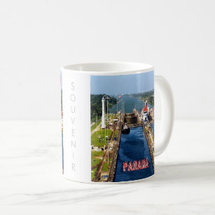 zPA014 PANAMA, CANAL LOCKS, America, Coffee Mug