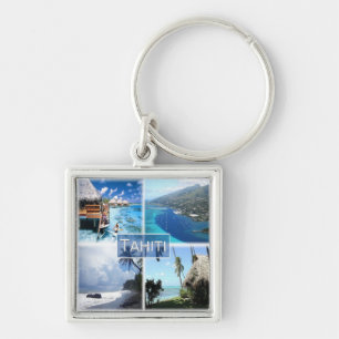 zPF003 TAHITI, French Polynesia, Oceania, Keychain