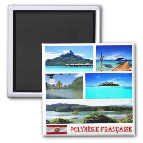 zPF005 FRENCH POLYNESIA Oceania Fridge Magnet