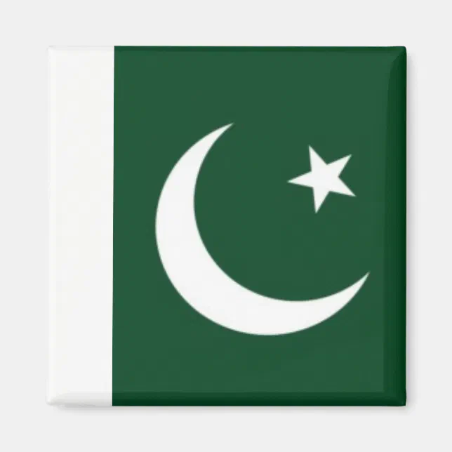 Pakistan R 644 zPK001 Pakistani flag FLAG Pakistan, Fridge Magnet | Zazzle