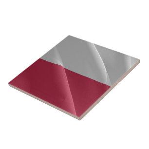 zPL002 POLISH waving FLAG POLAND, Europe, Ceramic Tile