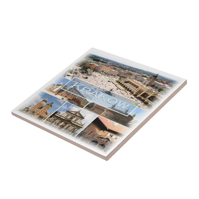 zPL004 KRAKOW, Poland, Europe, Ceramic Tile (Side)