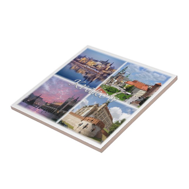 zPL009 KRAKOW, Poland, Europe, Ceramic Tile (Side)