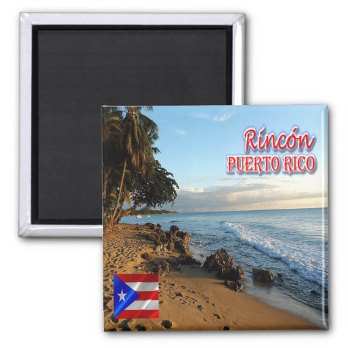 zPR013 RINCON Puerto Rico America Fridge Magnet