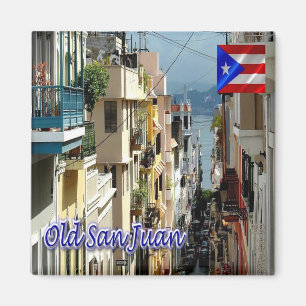 zPR018 PERTO RICO, Old San Juan, America, Fridge Magnet
