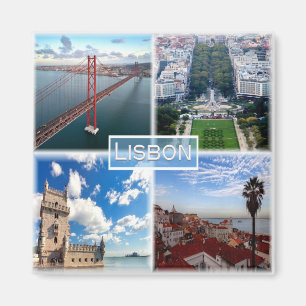 zPT004 LISBON, 25 de Abril Bridge, Fridge Magnet