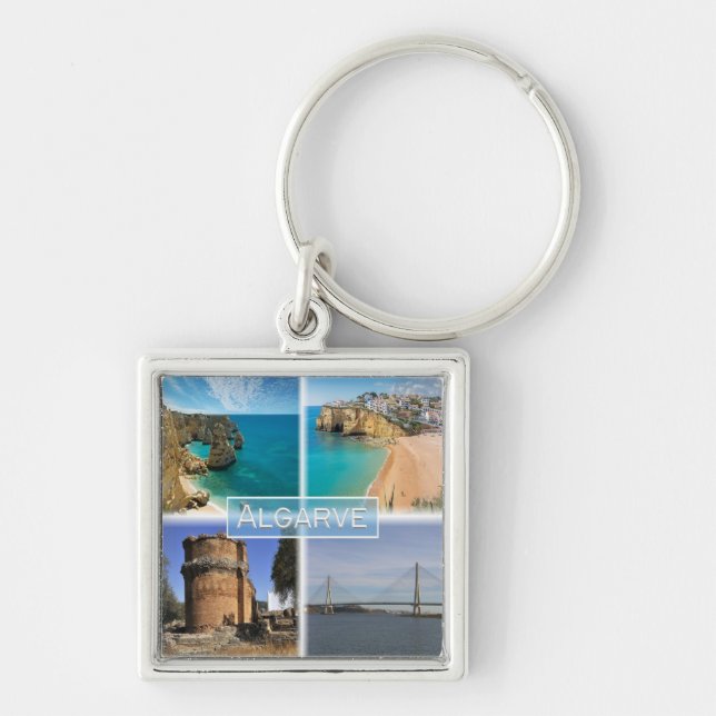 zPT006 THE ALGARVE, Portugal, Europe, Keychain (Front)