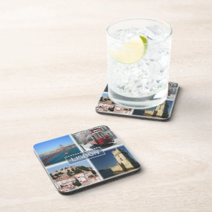 zPT007 LISBON, Portugal, Europe, Beverage Coaster