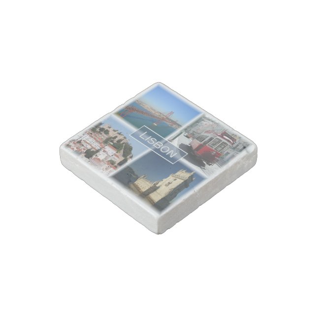 zPT007 LISBON, Portugal, Europe, Fridge Magnet (Angled)