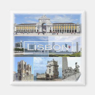 zPT008 LISBON, Portugal, Europe, Fridge Magnet