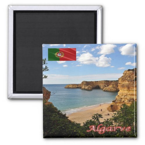 zPT027 ALGARVE Beach Marinha Portugal Fridge Magnet