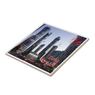 zQA007 TORNADO & PALM TOWER in Doha, Qatar, Ceramic Tile