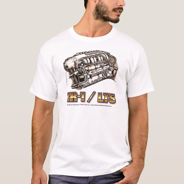 ZR1 LT5 Corvette Engine T-Shirt (Front)