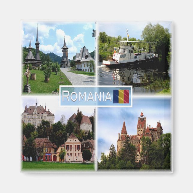 zRO003 ROMANIA, Europe, Fridge Magnet (Front)