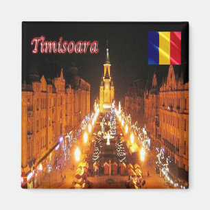 zRO005 TIMISOARA Victory Square, Romania, Fridge Magnet