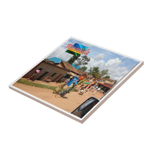 zRW009 RWANDA, Kigali, Butare, Africa, Ceramic Tile (Side)
