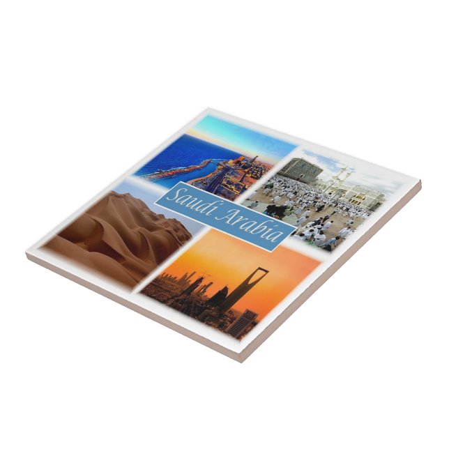 zSA010 SAUDI ARABIA, Asia, Ceramic Tile (Side)