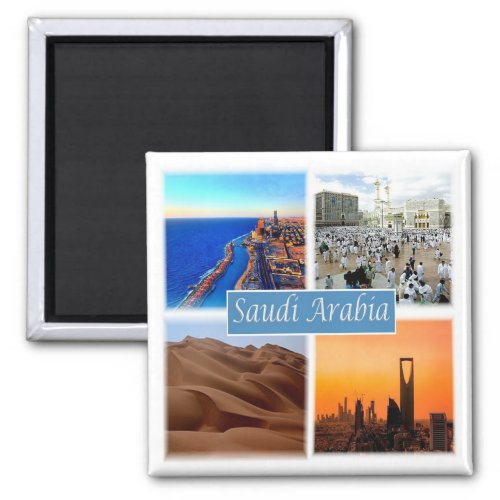 zSA010 SAUDI ARABIA Asia Fridge Magnet