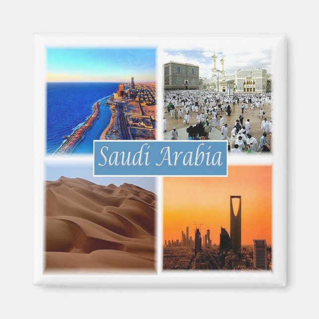 zSA010 SAUDI ARABIA, Asia, Fridge Magnet (Front)