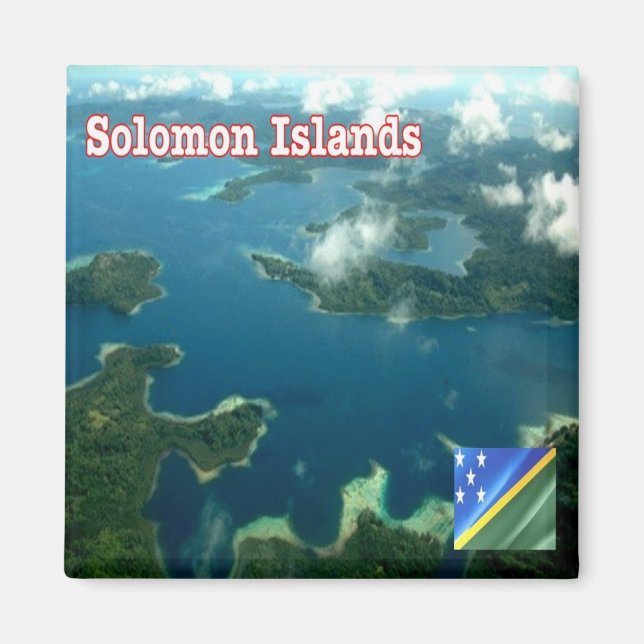 zSB007 SOLOMON ISLANDS, Oceania, Fridge Magnet (Front)