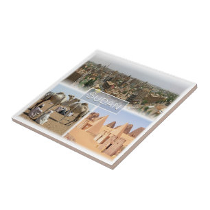 zSD008 KHARTOUM, Mosaic, Sudan, Africa, Ceramic Tile