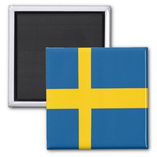 zSE001 SWEDISH FLAG SWEDEN Fridge Magnet
