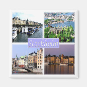 zSE003 STOCKHOLM, Sweden, Europe, Fridge Magnet