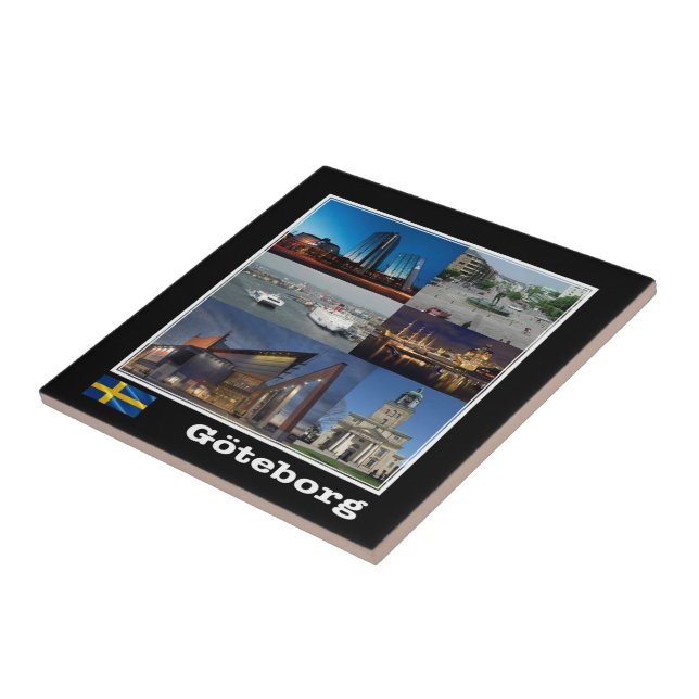 zSE004 GOTHENBURG, Sweden, Europe, Ceramic Tile (Side)