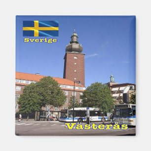 zSE006 VÄSTERÅS, Sweden, Europe, Fridge Magnet