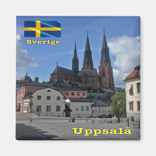 zSE007 UPPSALA, Sweden, Europe, Fridge Magnet
