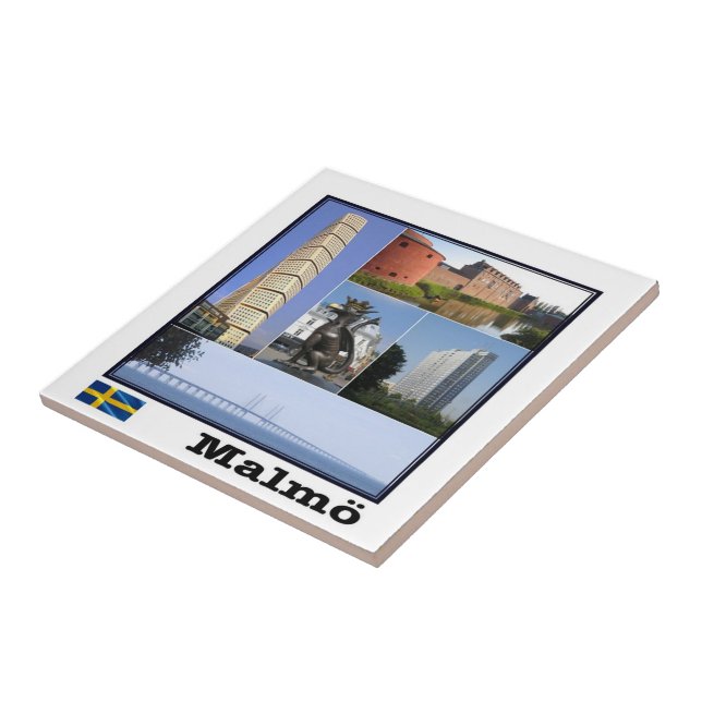 zSE011 MALMÖ, Sweden, Europe, Ceramic Tile (Side)