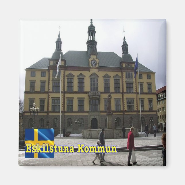 zSE017 ESKILSTUNA KOMMUN, Sweden, Europe, Fridge Magnet (Front)