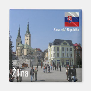 zSK008 ŽILINA, Slovakia, Europe, Fridge Magnet