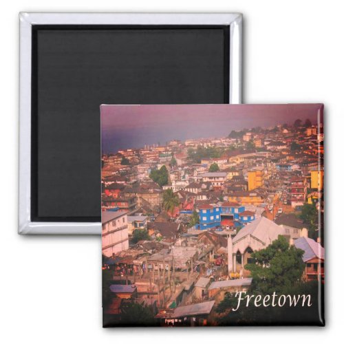 zSL005 FREETOWN Sierra Leone Africa Fridge Magnet