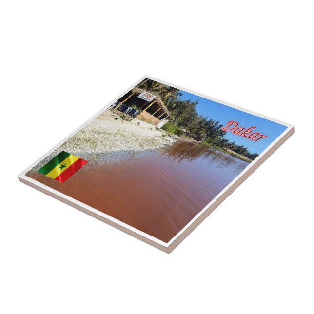 zSN005 DAKAR, Panorama, Senegal, Africa, Ceramic Tile (Side)