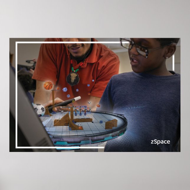 zSpace Poster - Newton's Park (Front)