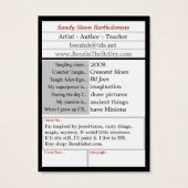 ZTA ATC - Trading Card (Back)