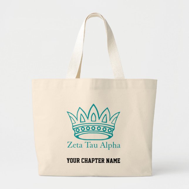 ZTA Crown with ZTA Large Tote Bag (Front)