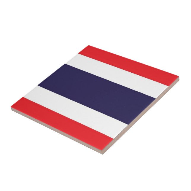 zTH001 Thai FLAG Thailand, Ceramic Tile (Side)