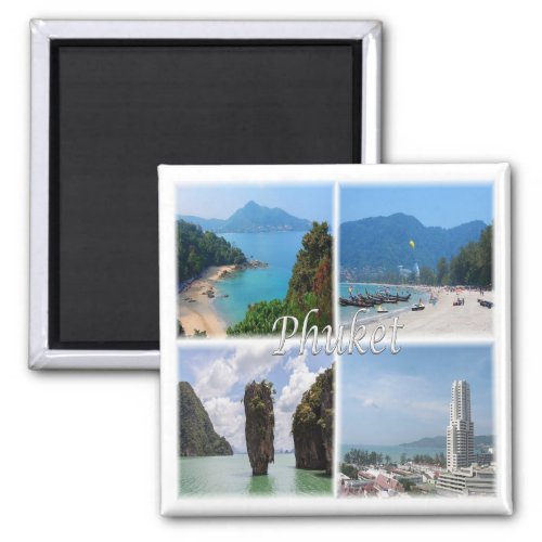 zTH004 PHUKET Thailand Asia Fridge Magnet