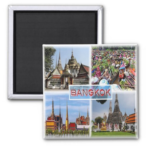 zTH007 potpourri of  BANGKOK Thailand Asia Fridge Magnet