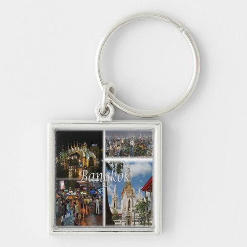 zTH008 mosaic of  BANGKOK Thailand Asia Keychain